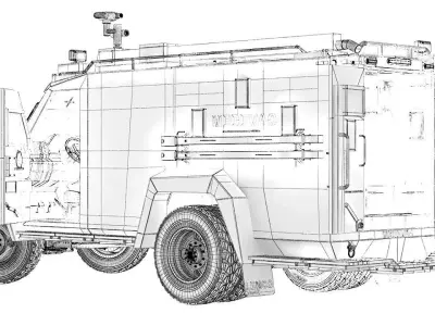 Bear Cat Medevac 3D model