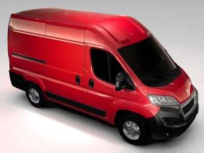 Peugeot Boxer Van L1H2 2017 3D model