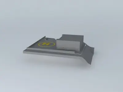 heliport landing place Free 3D model
