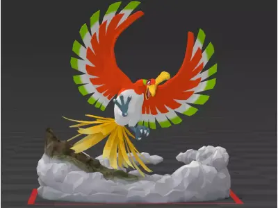 Ho-oh Free 3D model