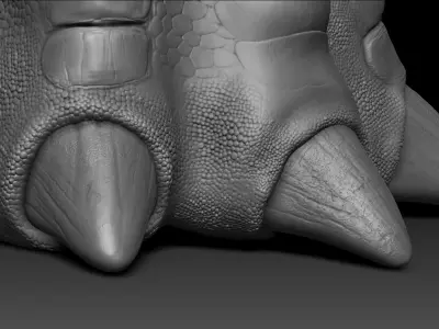 Dinosaur Maiasaura Sculpt Project 3D model
