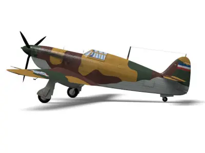 Rogozarski Ikarus IK-3 3D model