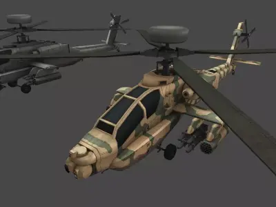 3D LOW POLY  PLANE PACK Low-poly 3D model