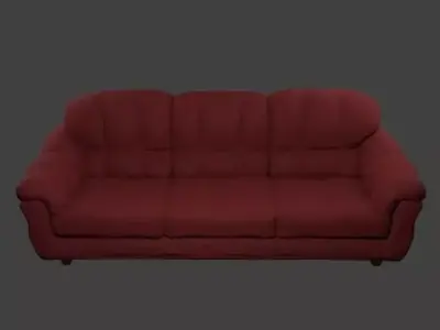 Couch sofa Free low-poly 3D model