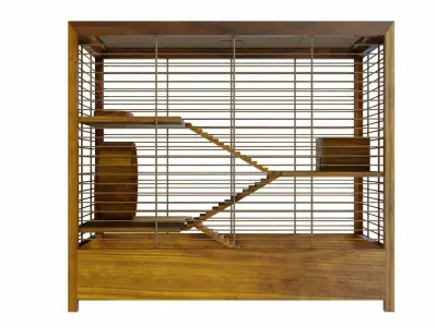 Hamster cage 3D model