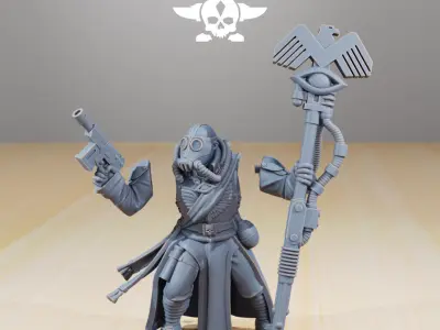 GrimGuard The Curator 3D print model