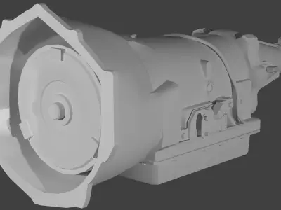 GM Bolt pattern generic Automatic Transmission 3D model