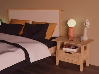 Table Lamp WESTWING NOTTI Free 3D model