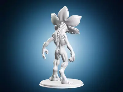 Demogorgon Monster Miniature Statue 3D print model