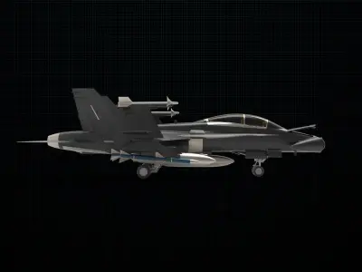 McDonnell Douglas FA 18 Hornet 3D model