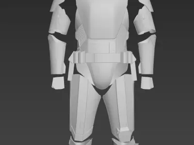 Star Wars The Rise of Skywalker Jet Trooper Full Armor 3D print model