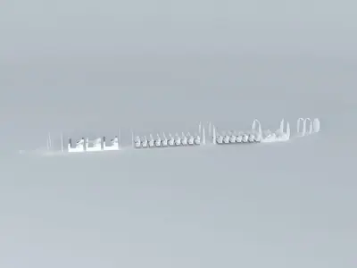 Airbus A321 interior Free 3D model