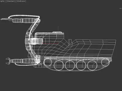Emperor Battle for Dune Repair Tank Low-poly 3D model 3D model