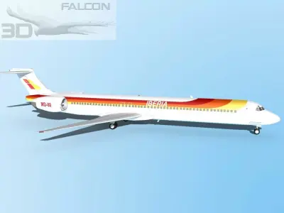 Falcon3D MD-80 Iberia 3D model