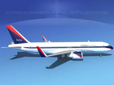 Boeing 767-300 Delta 2 3D model