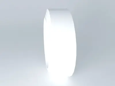 Tire with rim 3D model