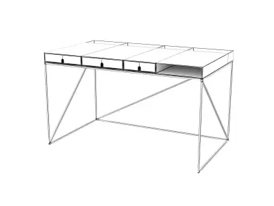 Caro Writing Table Free 3D model