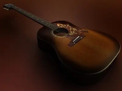 Gibson Hummingbird 3D model