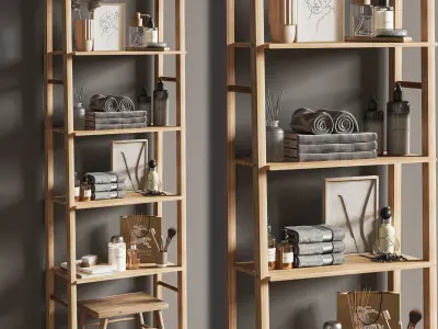 bath room accessoreis04 3D model