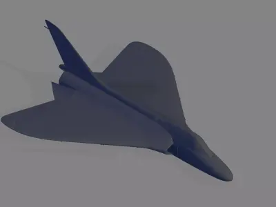 F4D-1 Skyray 3D model
