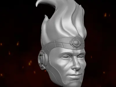 Firestorm DC Fan Art 3D printable File For Action Figures 3D print model