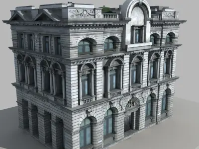 European Building 3D model