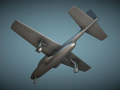 Temco TT-1 Pinto - 3D Printable Model 3D print model