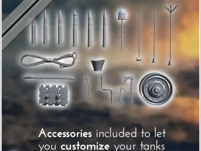 Bergepanzer E-50 Entwicklung - Germany Eastern Western Berlin W 3D print model