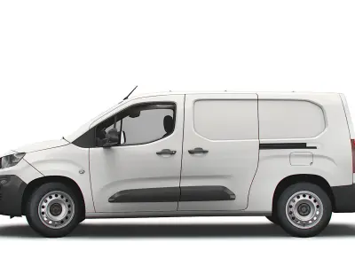 Peugeot Partner Crew Van LWB 2021 3D model