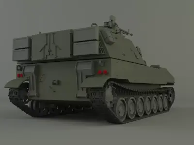 m109 howitzer tank 3D model