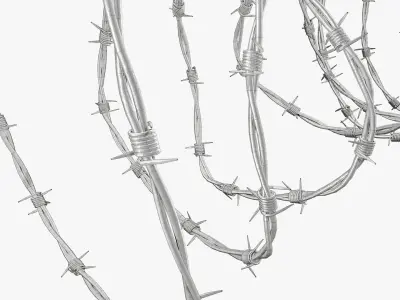 Razor Barbed Wire 3D model