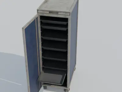 Service trolley 3D model