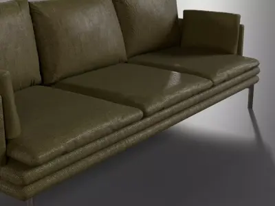 Ultra-high poly- sofa model  Free 3D model