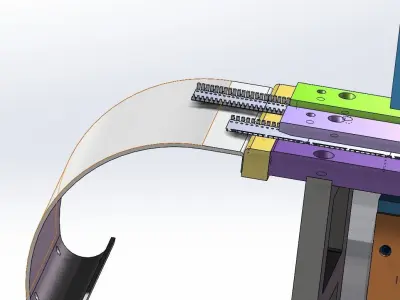 CAM bending machine 3D model
