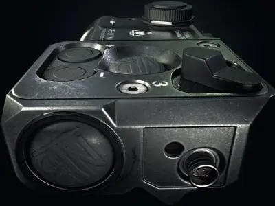 ZenitCo Perst 4 gen 2 dual red visible Low-poly 3D model