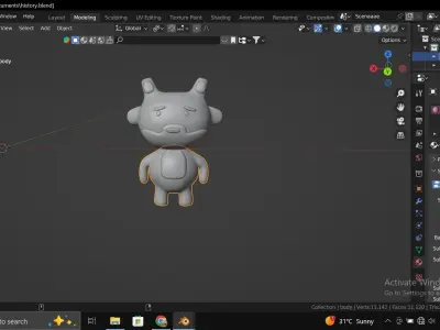 3d teddy bear model 3D model