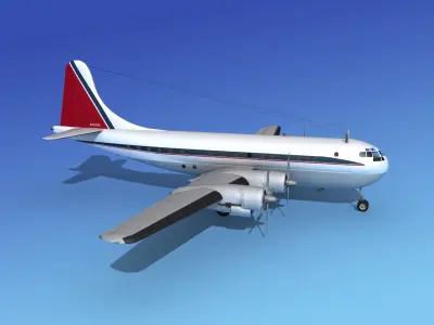 Boeing 377 Corporate 2 3D model