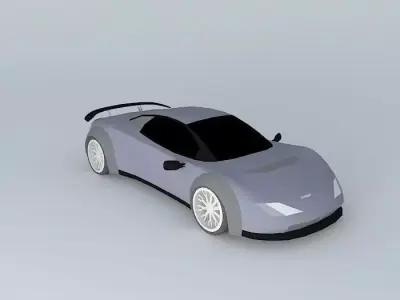 Combat Cyclone Supercharged V12 Free 3D model