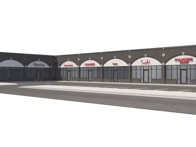 Retail-084 Retail Store 3D model