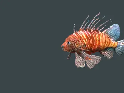 lion fish 3D model