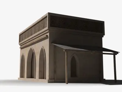 Arab x47 Low-poly 3D model