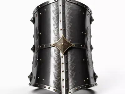Ornate Medieval Cuirass Armor 3D model