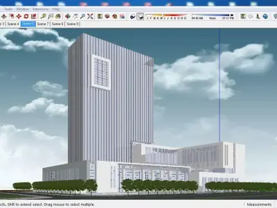 Sketchup Office building G7 3D model