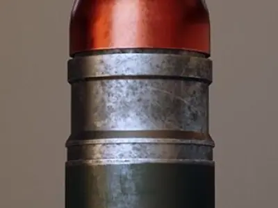  Free 40mm grenade - M433 Free low-poly 3D model