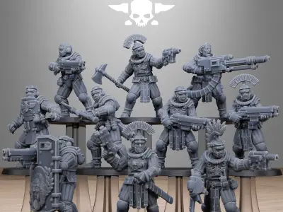 GrimCorp Voidliners 3D print model