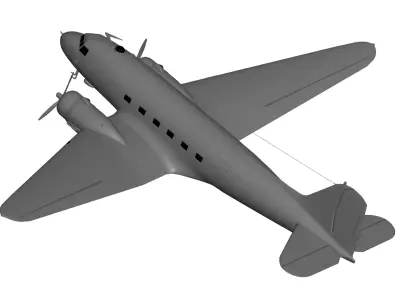 Douglas C-47 Skytrain 3D model