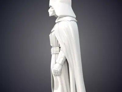 Dark Lord Vader Sci-Fi Villain Miniature PM-493 3D print model