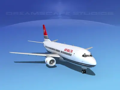 Boeing 737-300 Air Malta 3D model