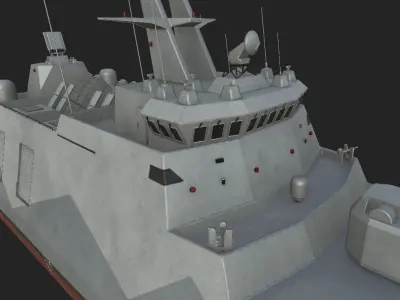 taiwan Tuo Jiang-Class Corvettes  3D model