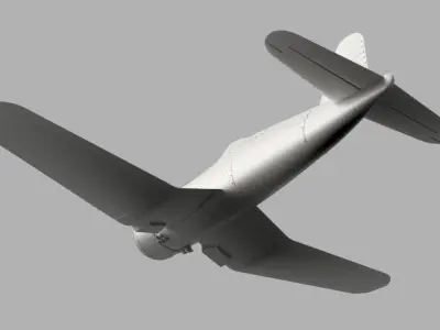 F4 Corsair for aeromodelling 3D model